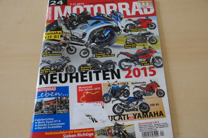 Deckblatt Motorrad (24/2014)