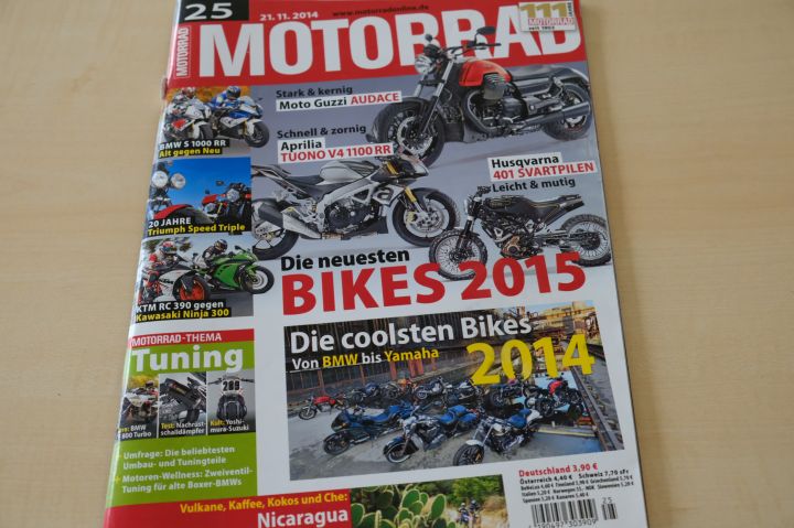 Deckblatt Motorrad (25/2014)