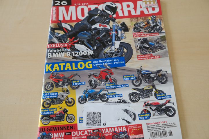 Deckblatt Motorrad (26/2014)