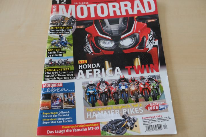 Deckblatt Motorrad (12/2015)