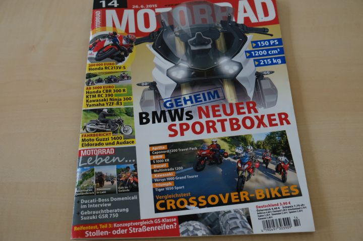 Deckblatt Motorrad (14/2015)