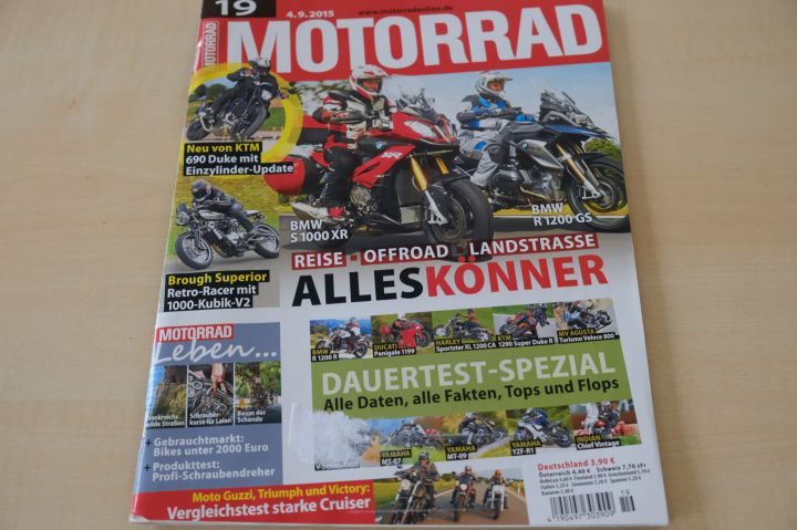 Deckblatt Motorrad (19/2015)