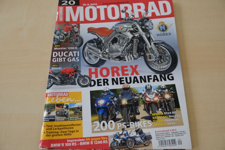 Deckblatt Motorrad (20/2015)