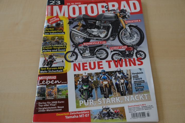 Deckblatt Motorrad (23/2015)