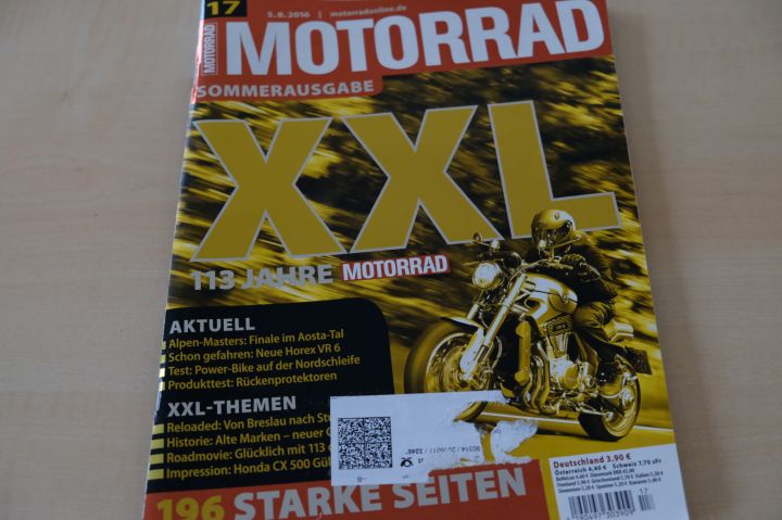 Deckblatt Motorrad (17/2016)