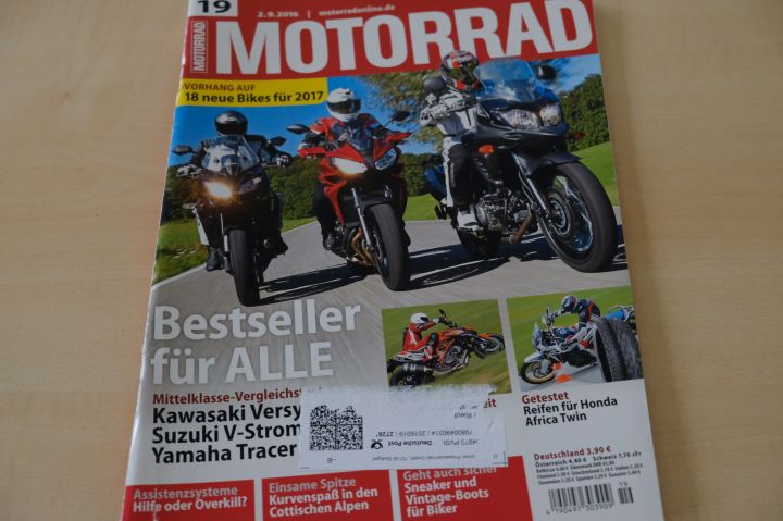 Deckblatt Motorrad (19/2016)