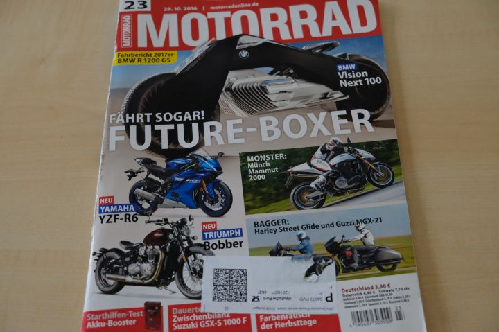 Deckblatt Motorrad (23/2016)