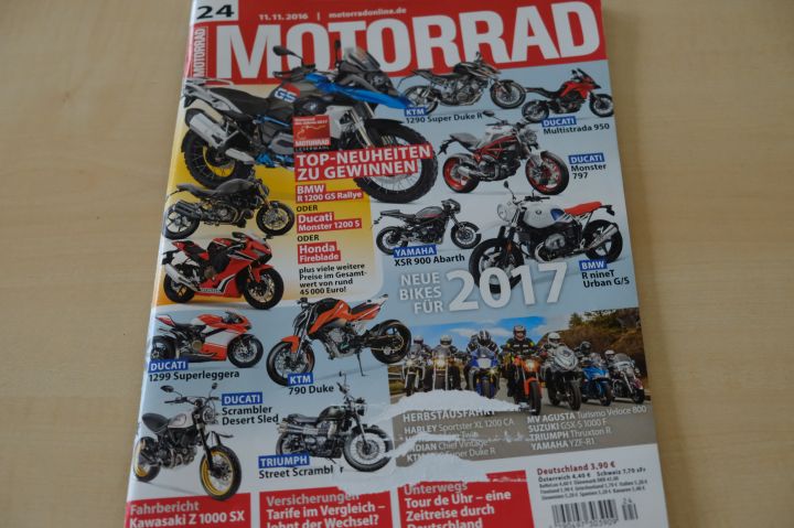Deckblatt Motorrad (24/2016)