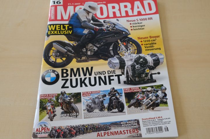 Deckblatt Motorrad (16/2017)