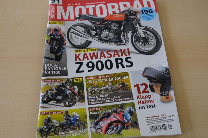 Deckblatt Motorrad (21/2017)