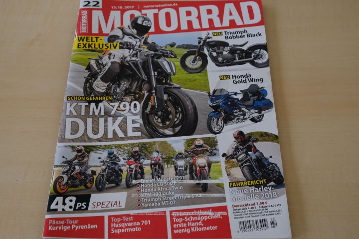 Deckblatt Motorrad (22/2017)