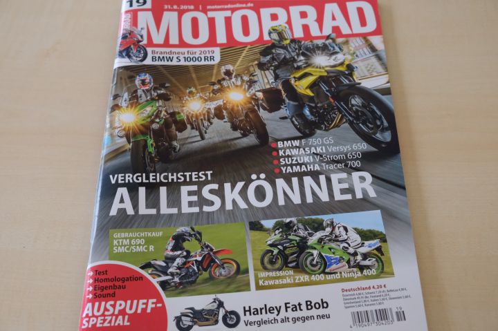 Deckblatt Motorrad (19/2018)