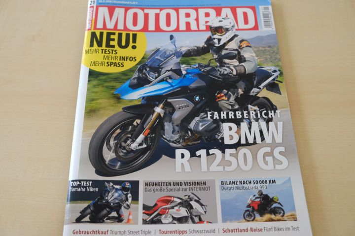 Deckblatt Motorrad (21/2018)