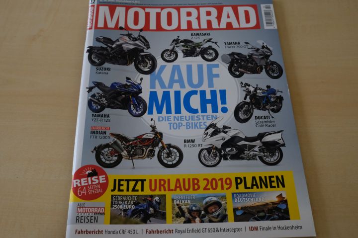 Deckblatt Motorrad (22/2018)