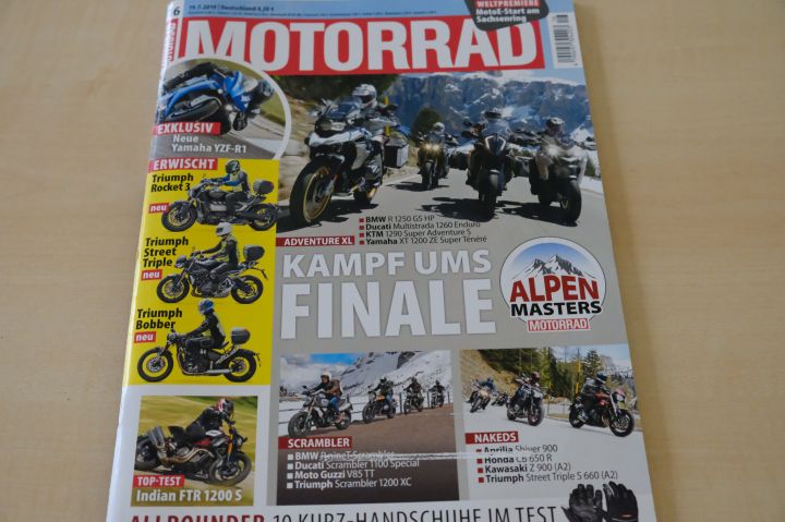 Deckblatt Motorrad (16/2019)