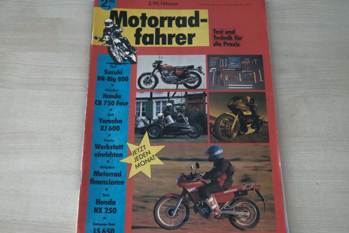Deckblatt Motorradfahrer (02/1990)