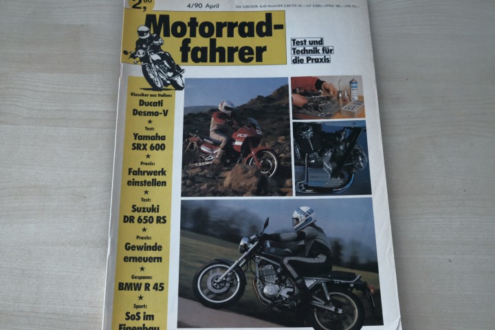 Deckblatt Motorradfahrer (04/1990)