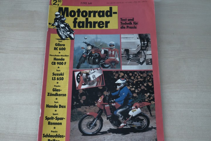 Deckblatt Motorradfahrer (07/1990)
