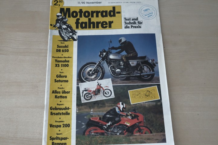 Deckblatt Motorradfahrer (10/1990)