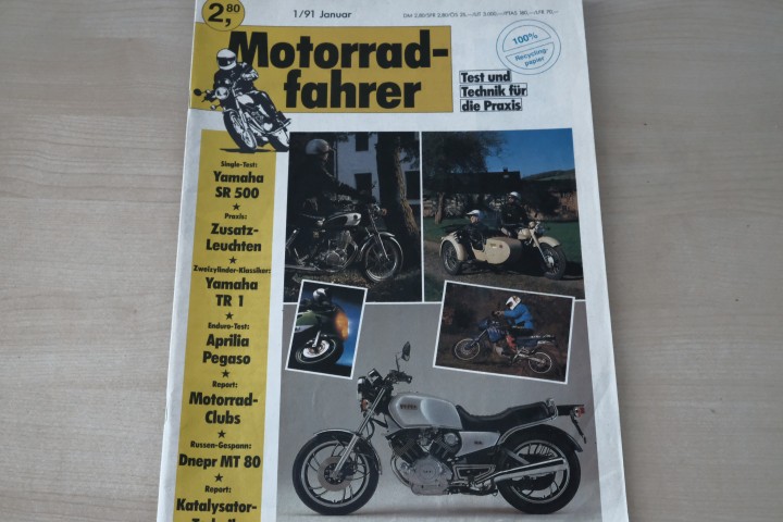Deckblatt Motorradfahrer (01/1991)