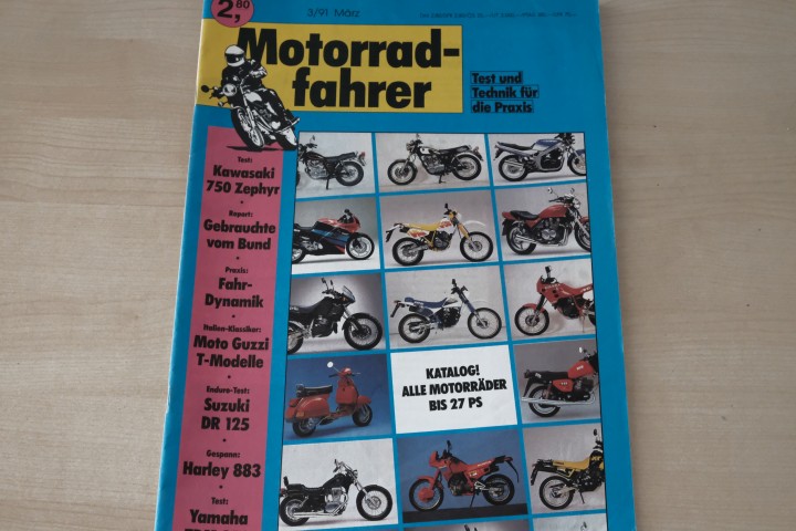 Deckblatt Motorradfahrer (03/1991)