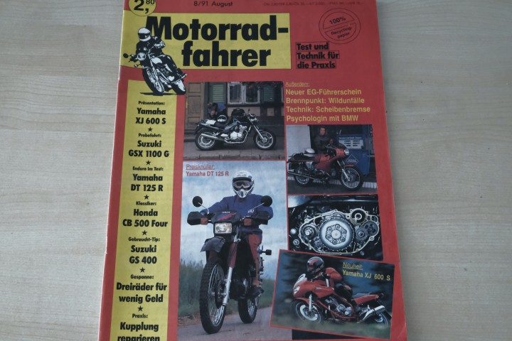 Motorradfahrer 08/1991