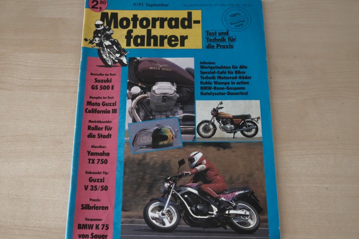 Deckblatt Motorradfahrer (09/1991)