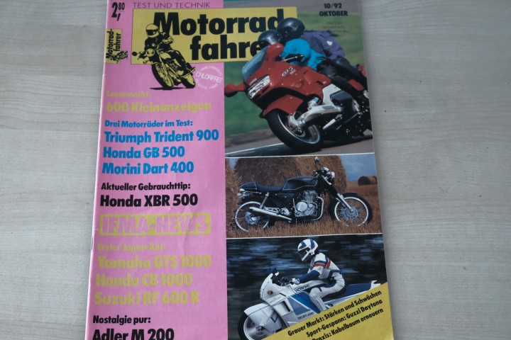 Motorradfahrer 10/1992