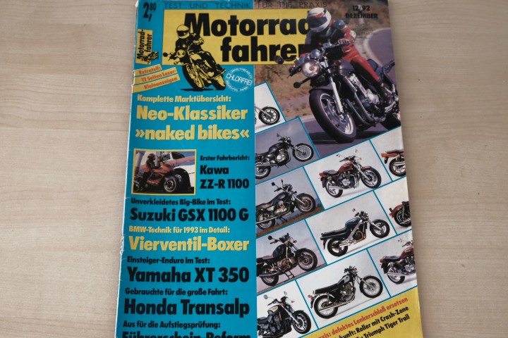 Motorradfahrer 12/1992