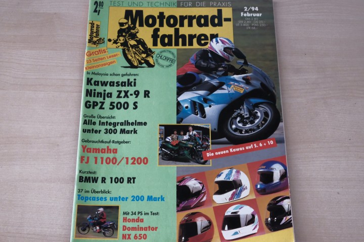 Deckblatt Motorradfahrer (02/1994)