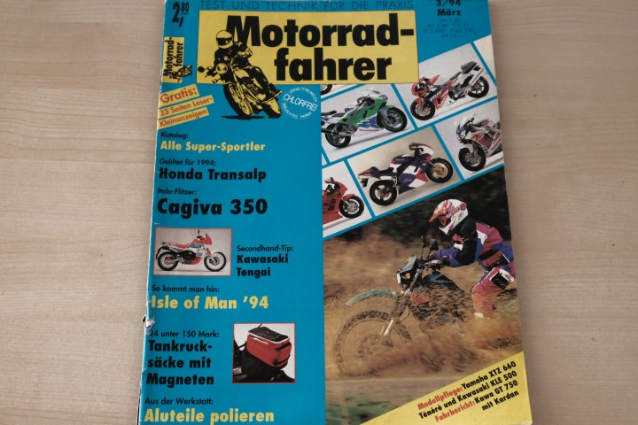Deckblatt Motorradfahrer (03/1994)