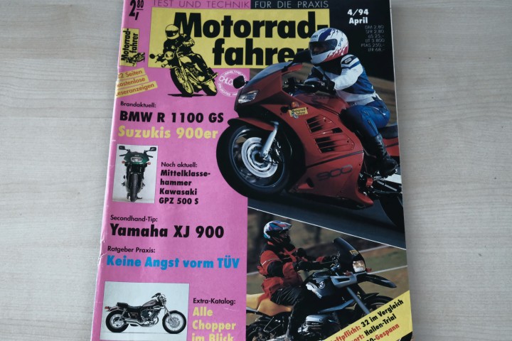 Deckblatt Motorradfahrer (04/1994)