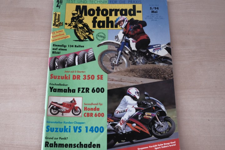 Deckblatt Motorradfahrer (05/1994)