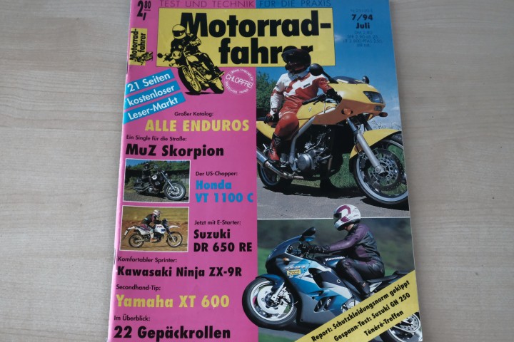 Deckblatt Motorradfahrer (07/1994)