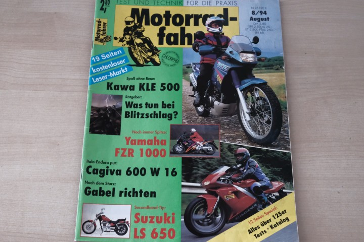 Deckblatt Motorradfahrer (08/1994)