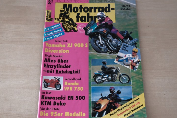 Deckblatt Motorradfahrer (10/1994)