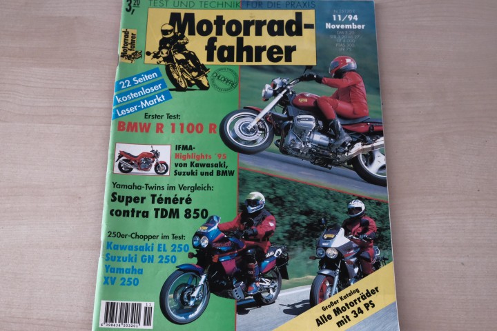 Deckblatt Motorradfahrer (11/1994)
