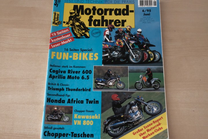 Deckblatt Motorradfahrer (06/1995)