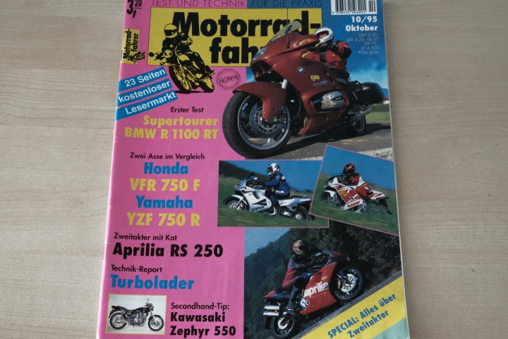 Deckblatt Motorradfahrer (10/1995)