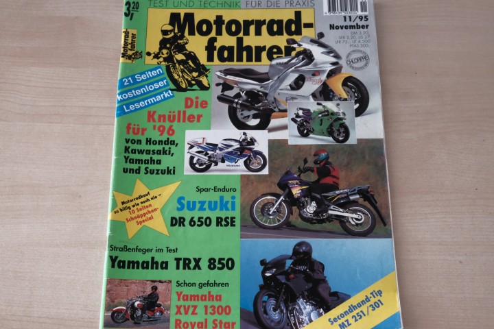 Deckblatt Motorradfahrer (11/1995)