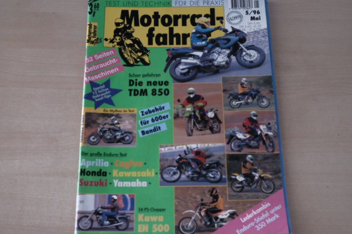 Deckblatt Motorradfahrer (05/1996)