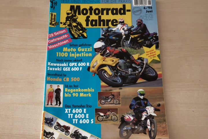 Deckblatt Motorradfahrer (06/1996)