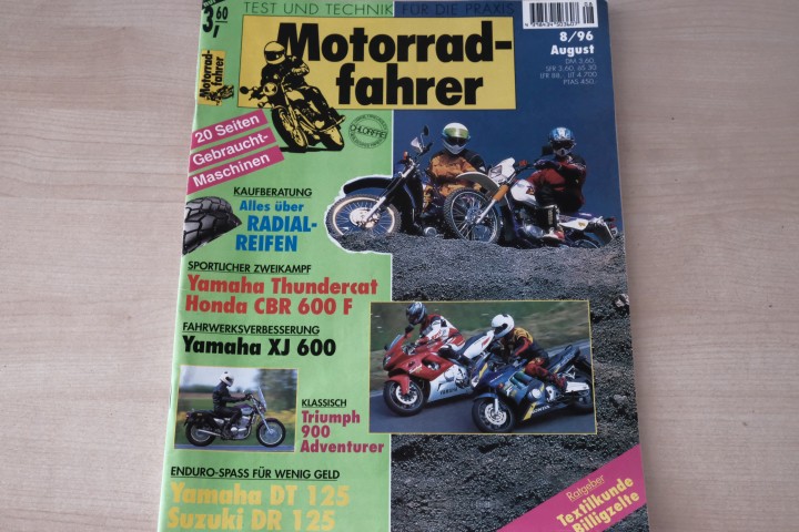 Deckblatt Motorradfahrer (08/1996)