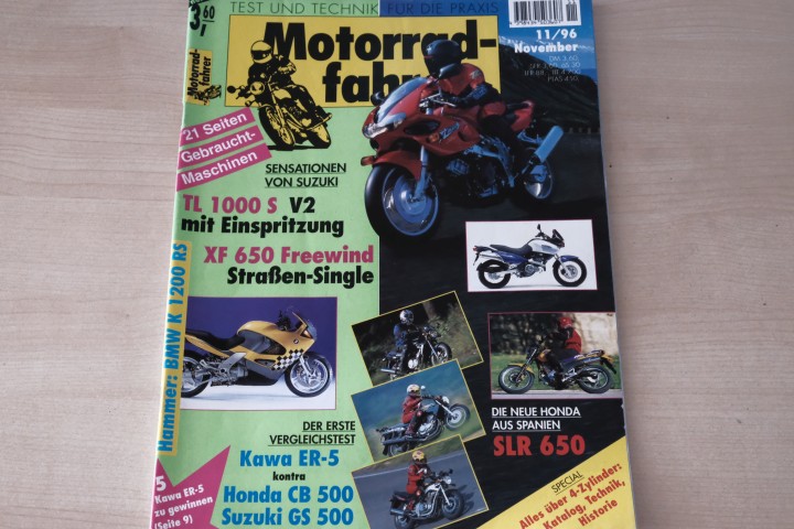 Deckblatt Motorradfahrer (11/1996)