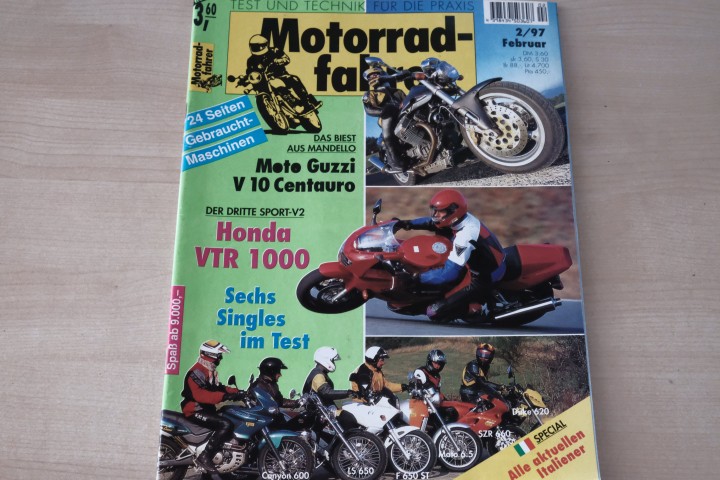 Deckblatt Motorradfahrer (02/1997)