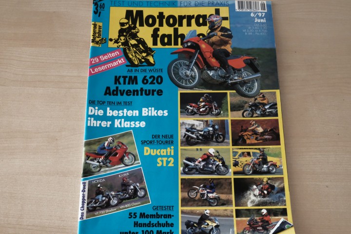Deckblatt Motorradfahrer (06/1997)