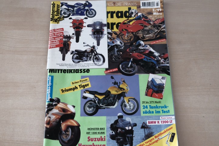 Deckblatt Motorradfahrer (03/1999)