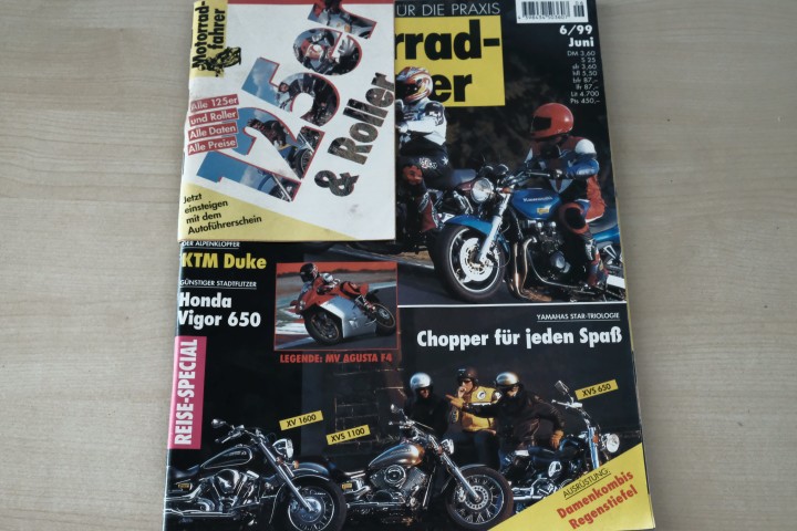 Deckblatt Motorradfahrer (06/1999)