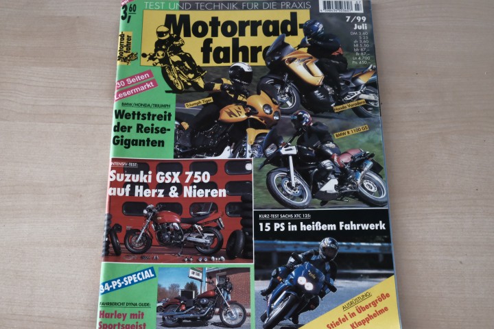 Deckblatt Motorradfahrer (07/1999)