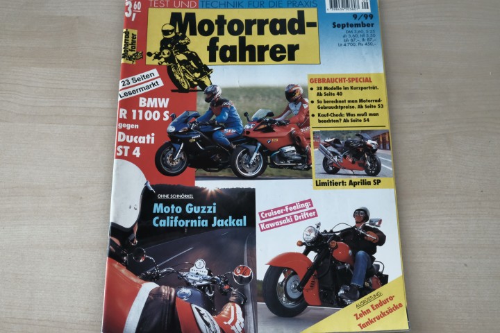 Deckblatt Motorradfahrer (09/1999)
